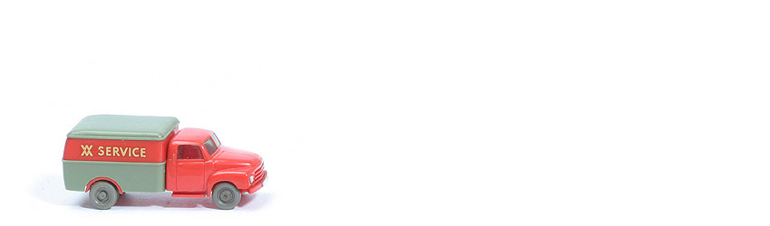 Opel Langhauber, Kastenwagen - blassrot/resedagrün - 354/2a