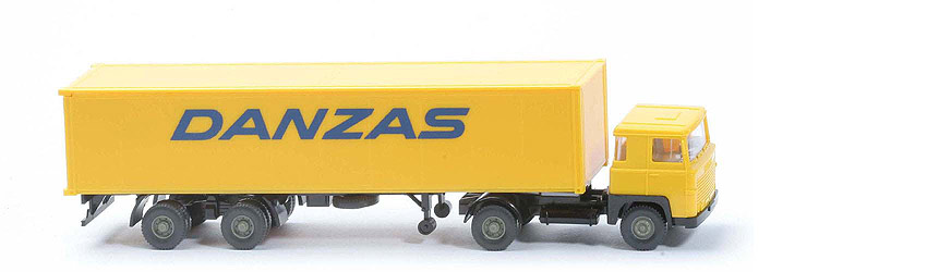 Scania 111  Container-Sattelzug - Märklin - Danzas - 520a/5