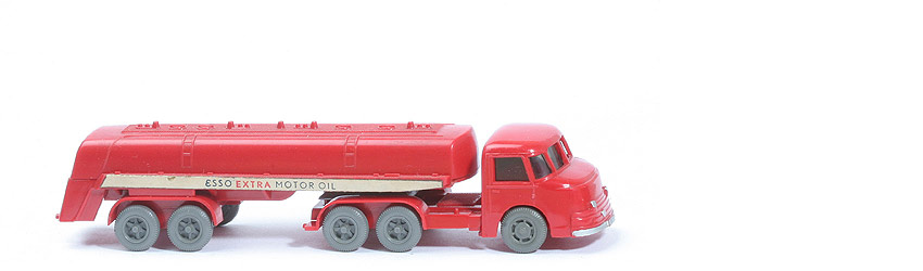 Henschel Bimot Esso Supertankwagen - verglast, AH offen, rot - 790/4a