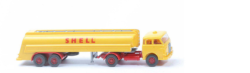 MAN 10.230 Shell-Tanksattelzug - Bolzen klein, o. Zugh., "S H E L L" - 802/2a #