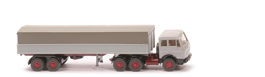 MB 2632 S Alupritsche - Aufbau silbergrau, Grill integriert - 515/2b