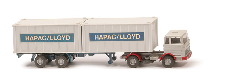 MB LPS 1620 Container-Sattelzug - Hapag-Lloyd achatgrau / ... / weinrot - Hapag-Lloyd 5?