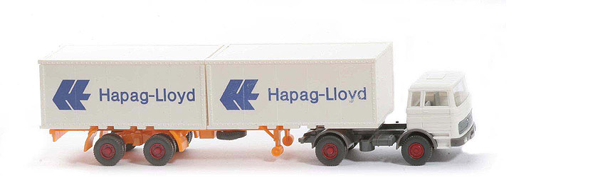 MB LPS 1620 Container-Sattelzug - Hapag-Lloyd weiß / weiß / basaltgrau - Hapag-Lloyd 5?