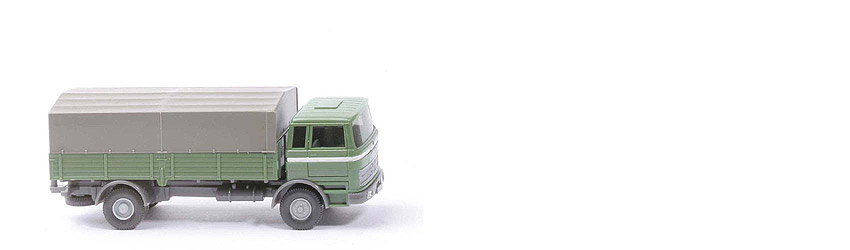 MB LP 1620 Doppelkabine - dunkelmaigrün / staubgrau - 435/ A