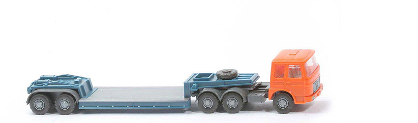 MAN  Büssing 22.321 Tiefladesattelzug - FH orange, o. Warnlicht - MAN (13) c