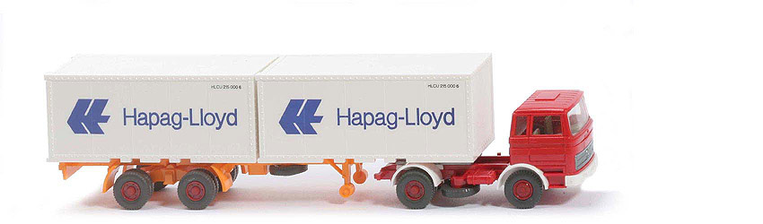 MB LPS 1620 Container-Sattelzug - Hapag-Lloyd  rot / rot / weiß - Hapag-Lloyd 5?