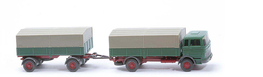 MB LP 1620 Lastzug - helles kieferngrün / hellbraunrot - 435/3c