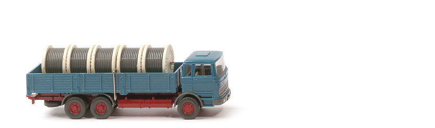 MB LP 2223 mit Kabelrollen - m. Nordkabel, Trommel weiß, Kabel basaltgrau - 433/1b