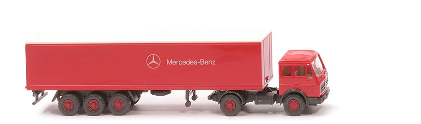 MB 1626 S Koffer-Sattelzug 2/3 - Mercedes-Benz (Schrift nach vorne versetzt) - Mercedes (12)