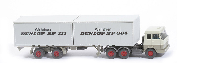 Hanomag-Henschel Container-Sattelzug - Dunlop - Dunlop