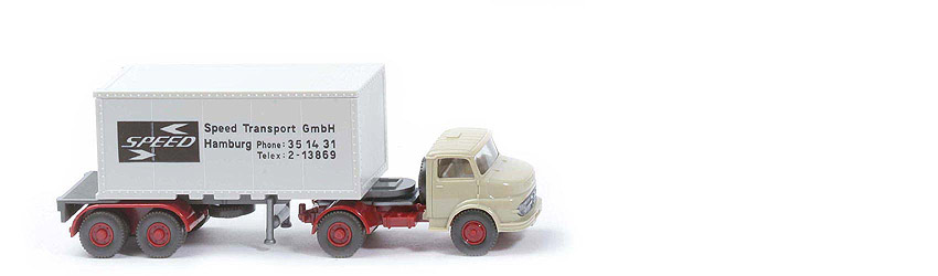 MB LS 1413 Container-Sattelzug 20 ft - Speed - Speed