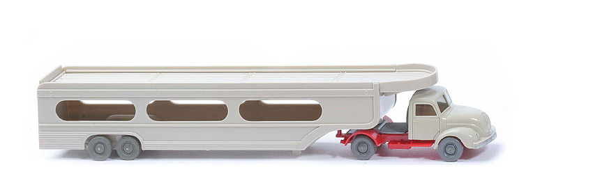 Magirus S 3500 PKW-Transporter - ZM hellgelbgrau, Aufl. hellelfenbein - 580/9g