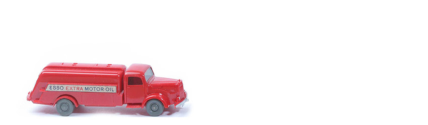 MB L 5000 Alter Tankwagen - ESSO, rot - Schrift Extra in rot - 780/7b