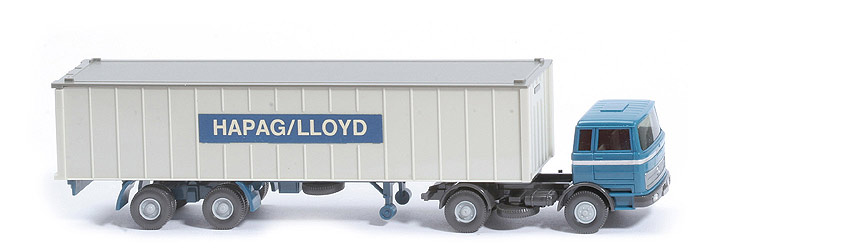 MB LPS 1620 Container-Sattelzug I - Hapag-Lloyd  azurblau / anthrazit - 523/2 ?