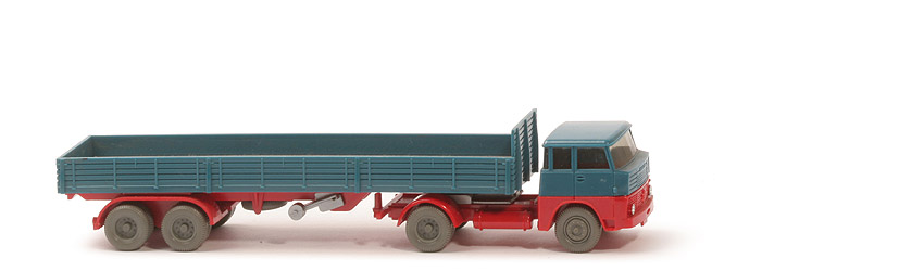 Henschel HS 14 Pritschen Sattelzug - ohne 51 h - ohne Plane - 514/1