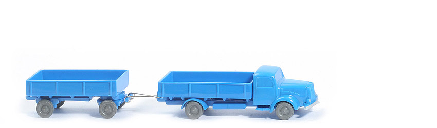MB L 5000  uv Pritschen-LKW - FH, CH, PR himmelblau, ZH nach oben - 430/8a