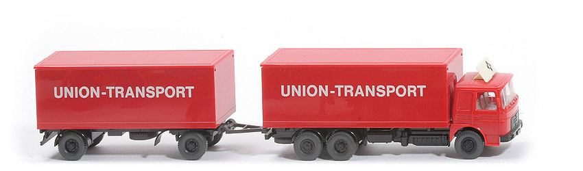 Fernlastzug MAN Büssing 22.320 UNL - Union-Transport - Dach rot - Union Transport (2)