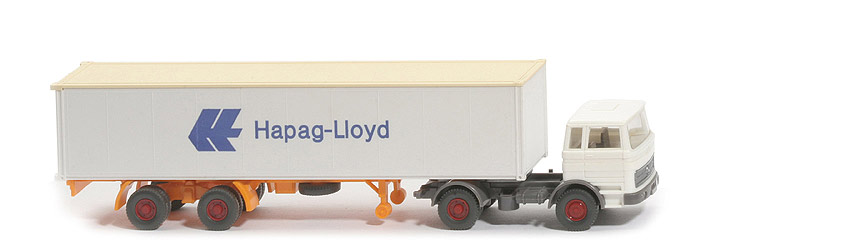 MB LPS 1620 Container-Sattelzug - Hapag-Lloyd weiß /basaltgrau - Containerdach creme - Hapag-Lloyd 5?