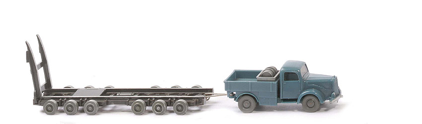 MB L 5000 Alter Straßenroller - FH, CH, PR mattgraublau - 590/4f