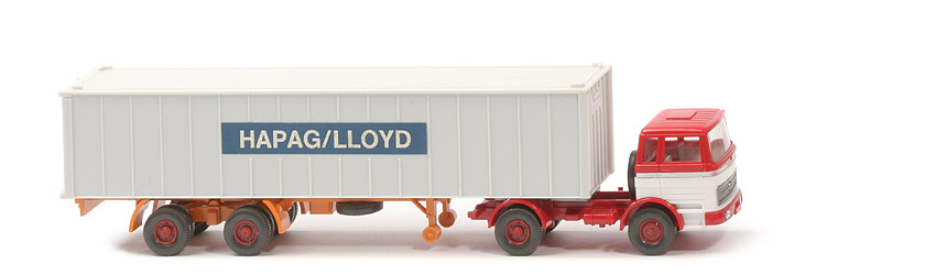 MB LPS 1620 Container-Sattelzug - Hapag-Lloyd  rot / weiß / rot - Hapag-Lloyd 5?