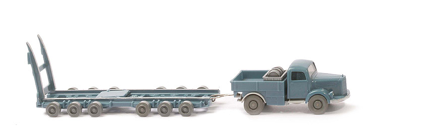 MB L 3500 S Alter Straßenroller - FH , PR mattgraublau, CH silbergrau, - 590/3c ~