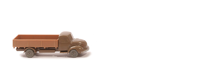 Magirus S 3500 uv Pritschen-LKW - FH, CH, blassbraun, PR ockerbraun - 420/7f