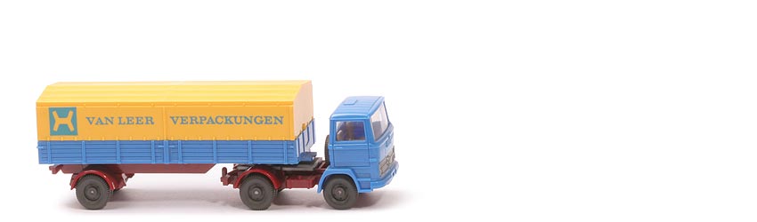 MB LPS 1317 Pritschen-Sattelzug - Van Leer - Van Leer