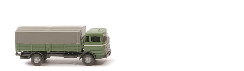 MB LP 1620 Doppelkabine - dunkelmaigrün / anthrazit - 435/ A