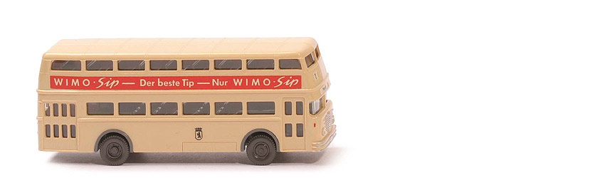 Büssing D2U geschlossen Wimo Sip - Linie 1 (Moabit) - 722/5c