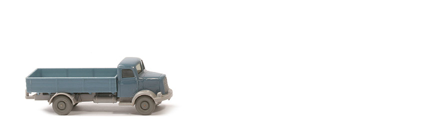 Henschel HS 100 Pritsche - FH mattgraublau, PR hellazurblau, CH silbergrau - 414/1 ?
