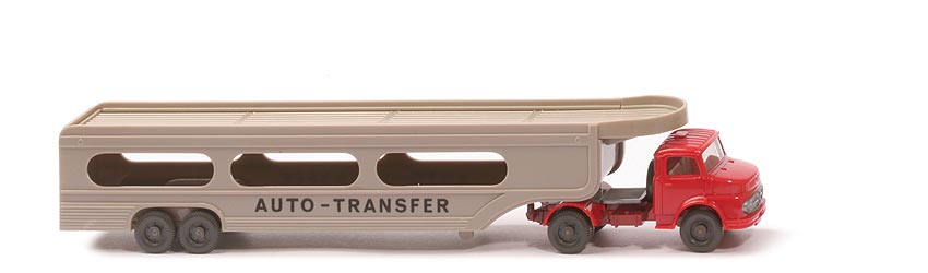 MB 1413 PKW-Transporter Auto-Transfer - FH rot, Aufl. graubeige, Druck schwarz - 580/12d