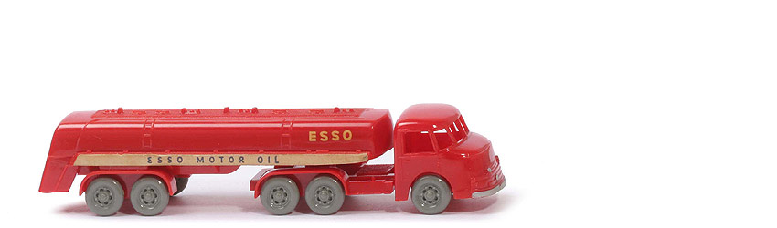 Henschel Bimot Esso Supertankwagen - uv, o. EXTRA, rot, Abziehbild - 790/1