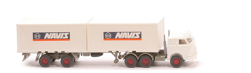 US-Zugmaschine Container-Sattelzug - Navis 2 x 20 ft-Container, kleines Logo - Navis (4)