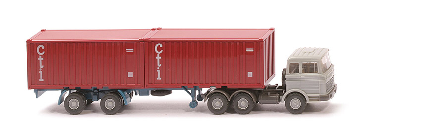 MB LPS 2223 Stahl-Container - cti ohne Unterfahrschutz, FH silbergrau - 524/6a