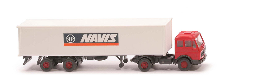 MB 1626 S Container-Sattelzug - Navis, 1 x 40 ft, weiß - Navis (6)