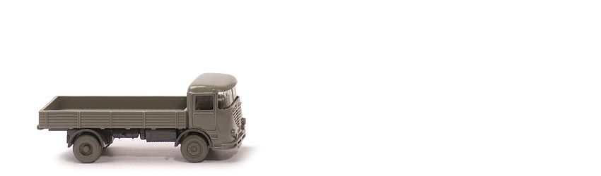 Büssing LU 7 - betongrau / anthrazit, m. Fahrer - 474/1d