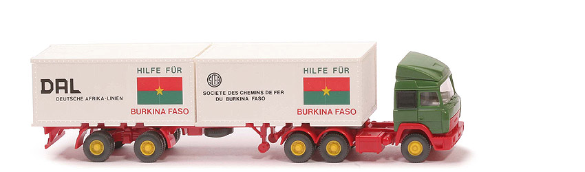 Iveco, 2 x 20 ft Glattwand-Container - DAL, Burkina Faso, Primex - 521a/1