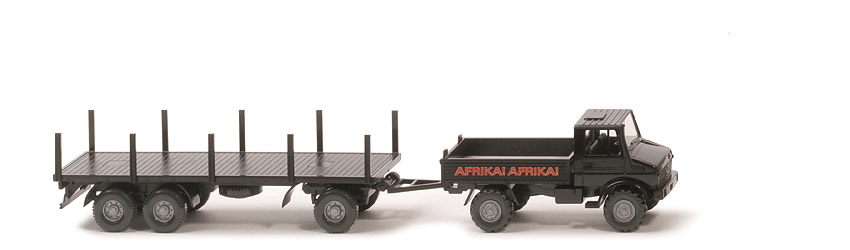 Unimog U 1700 L Rungenanhänger (2007) - Afrika II (Schenker 44459) - nicht erfasst