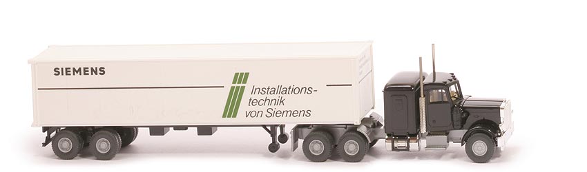 Peterbilt Container-Sattelzug - Siemens - Installationstechnik - Siemens (28)