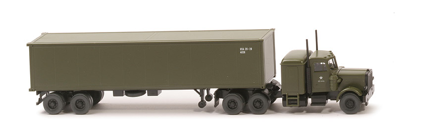 Peterbilt Container-Sattelzug - US-Army - 527a/24