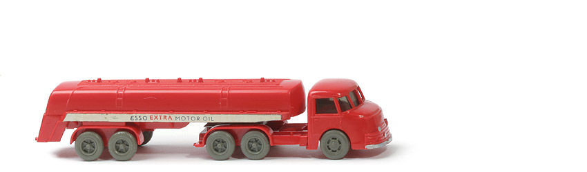 Henschel Bimot Esso Supertankwagen - verglast, AH offen, rot - 790/4a