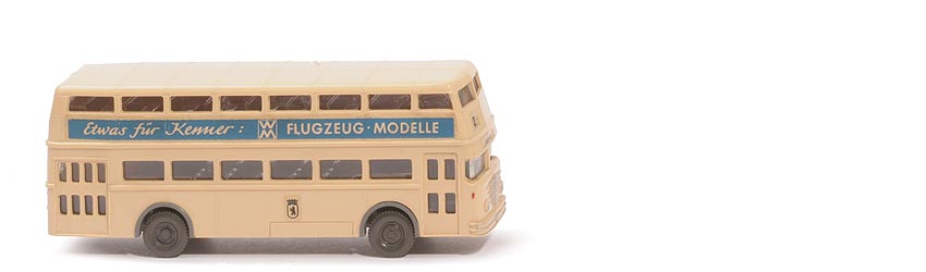 Büssing D2U geschlossen Flugzeug-Modelle - Linie 2 (Lankwitz) - 722/6b