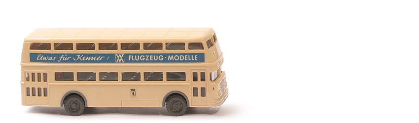 Büssing D2U geschlossen Flugzeug-Modelle - Linie 1 (Moabit) - 722/6 ?