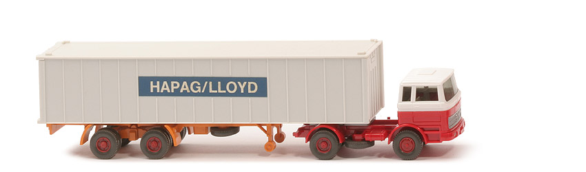MB LPS 1620 Container-Sattelzug - Hapag-Lloyd weiß / rot / rot - Hapag-Lloyd 5?