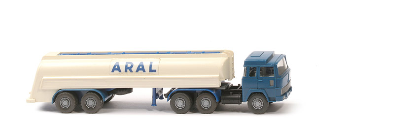 Magirus 235 D Aral-Tanksattelzug - Folie, capriblau - 801/10d