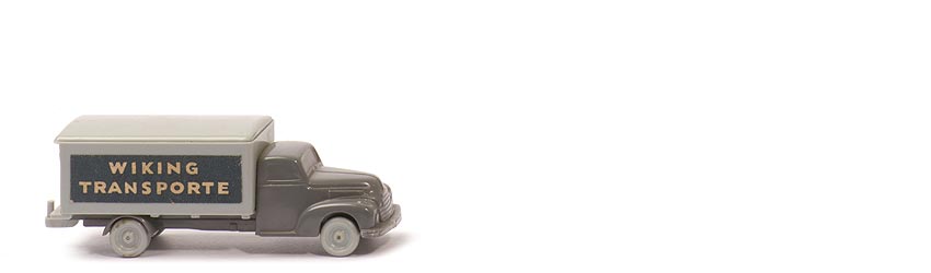 Ford 3500 flacher Koffer - FH, CH basaltgrau, Koffer silbergrau - 540/12c