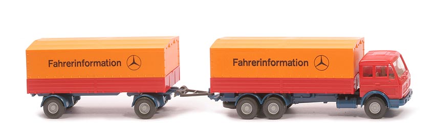 MB 1632 Fernlastzug 3/2 - Fahrerinformation orangerot - Fahrerinformation (2) b