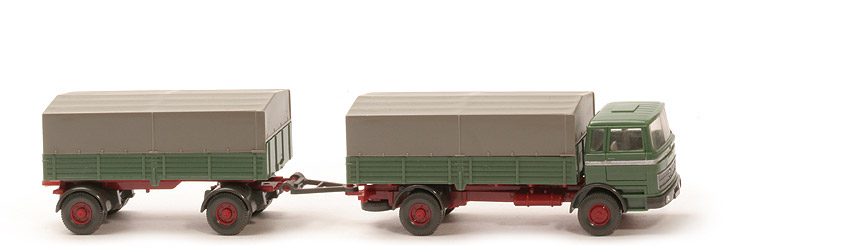 MB LP 1620 Lastzug - diamantgrün/ weinrot - 435/2a