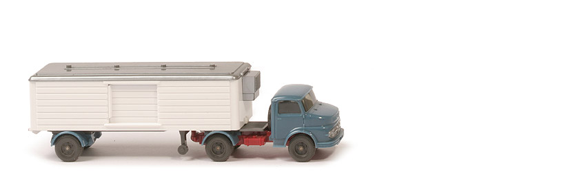 MB 1413 Kühlsattelzug o. Lüfter - ZM mattgraublau/hellbraunrot - 520/30a