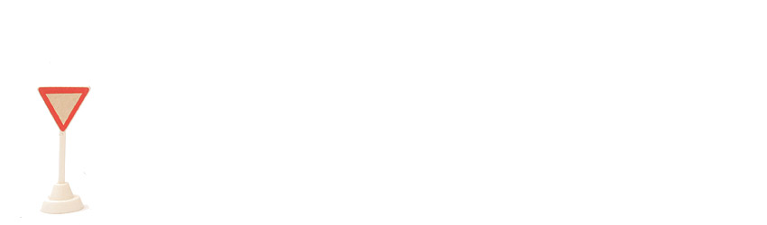 Verkehrszeichen (Typ 3) - Vorfahrt achten, hoher Sockel - 1000/4